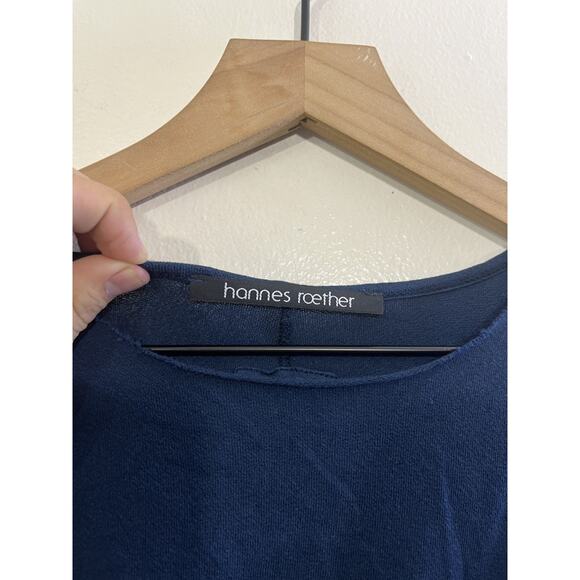 Hannes Roether Avant Garde Cotton Y2K Raw Hem Sweater M Minimal Capsule Luxury - Picture 8 of 15